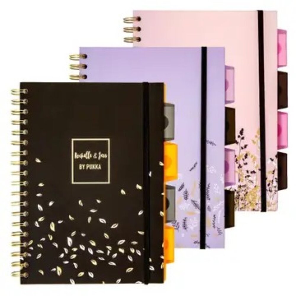 Rochelle & Jess Journal/Notebooks - Assorted 3-pack